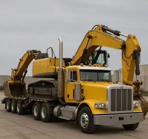 Heavy Equipment Transport: Specialized Hauling with Commercial Trailers