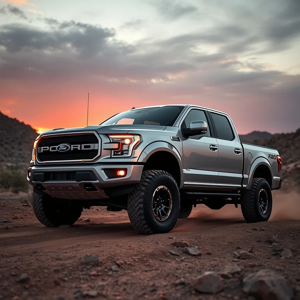 Silverado ZR2 off-road pickup on rocky trail